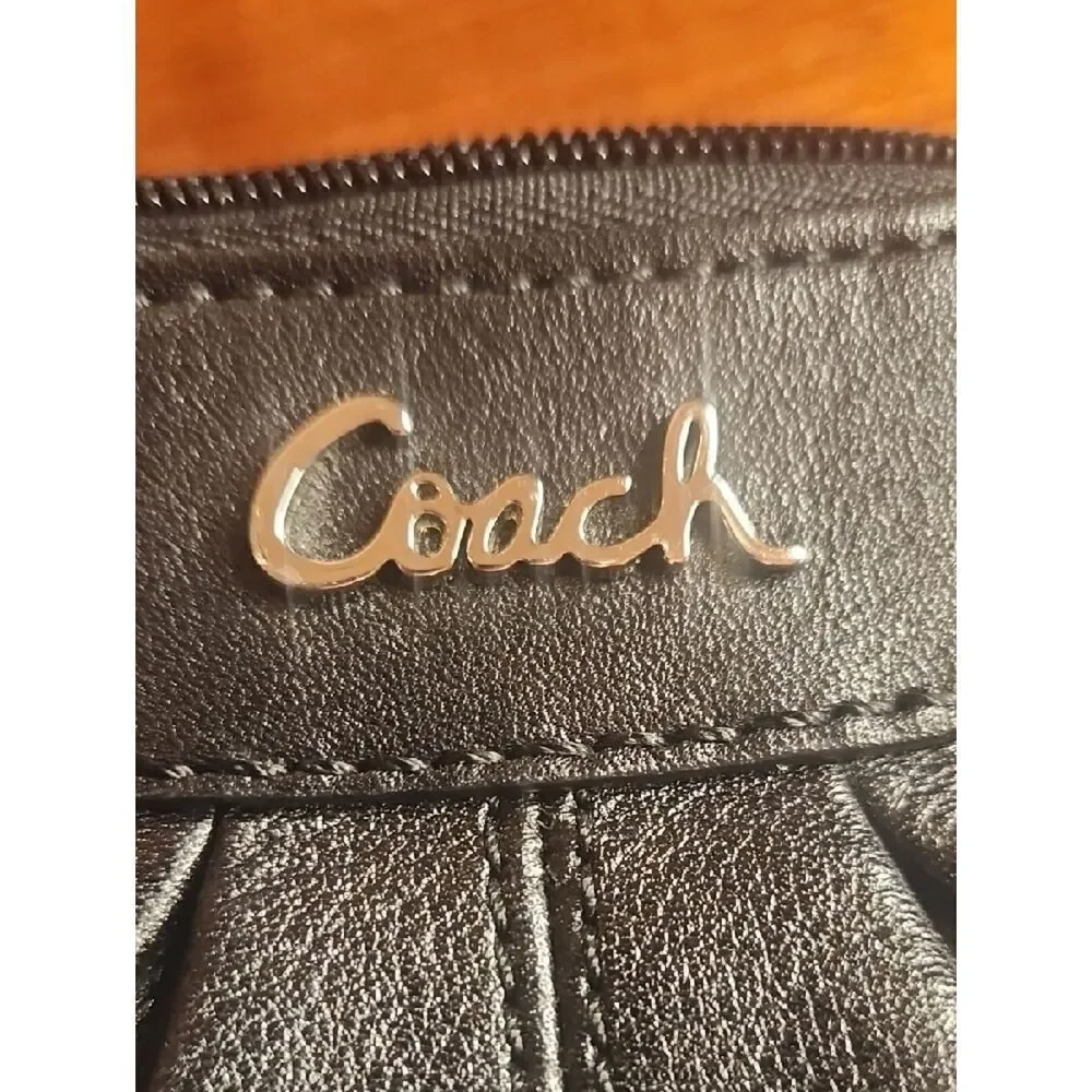 Coach Ashley Cross Body Bag W/Silver Hardware